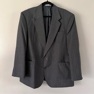 Executive‎ Collection Single-Breasted Suit Jacket Only | Black
